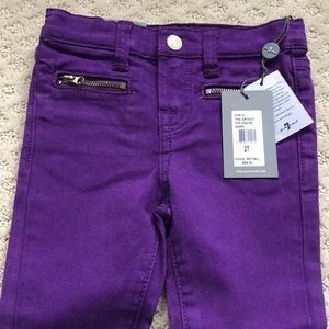 Brand new purple 7 For All Mankind Jeans 2T